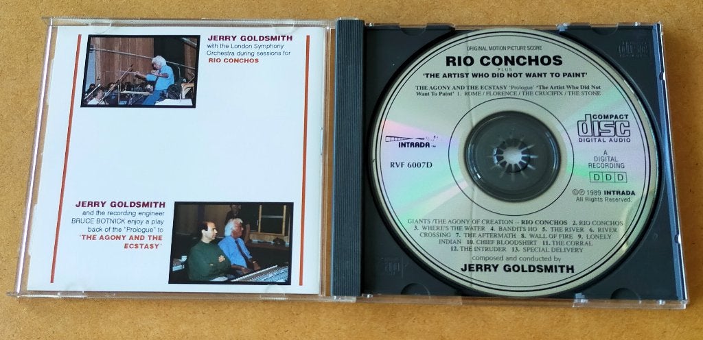 Rio Conchos Soundtrack CD 1989/199? Jerry Goldsmith, Ophalen of Verzenden, Zo goed als nieuw