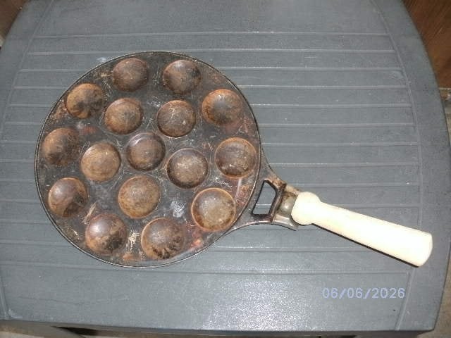 Camping POFFERTJES plaat op open vuur, Ophalen of Verzenden