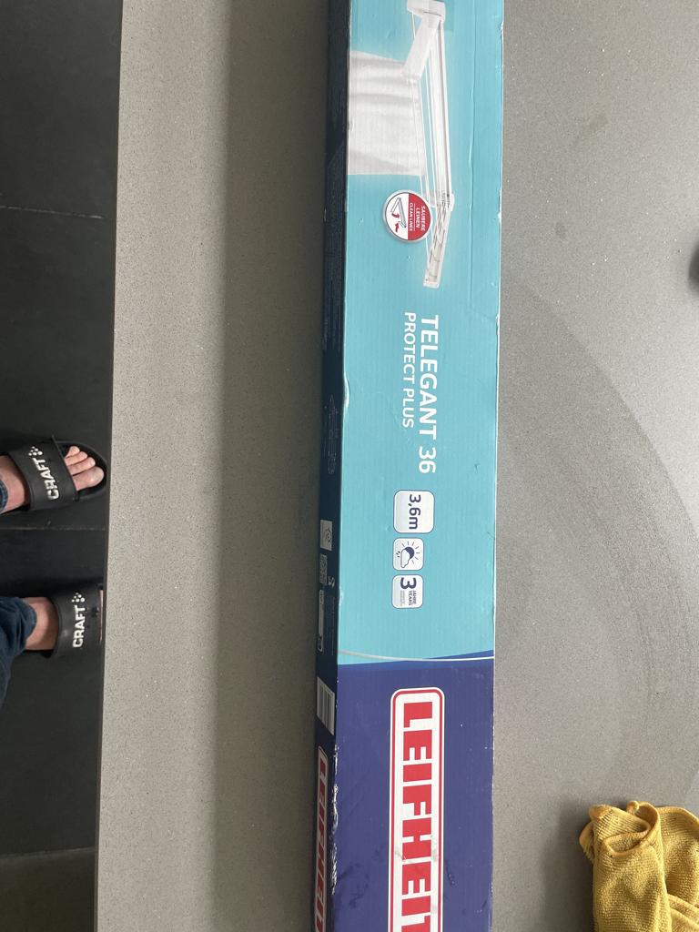 Leifheit TELEGANT 36 Protect Plus wasophangsysteem, Ophalen, Nieuw, Wasrek