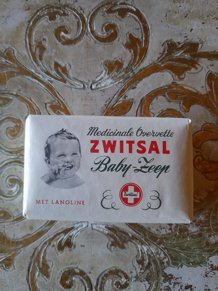 Oud stuk zwitsal zeep in verpakking GERESERVEERD!!!, Ophalen of Verzenden