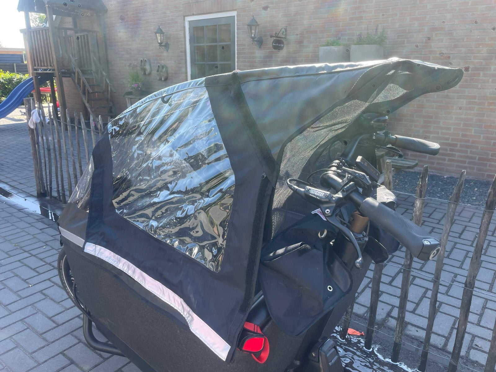 Urban Arrow bakfiets huif - Zo goed als nieuw, Overige merken, Gebruikt, Ophalen of Verzenden, Huif