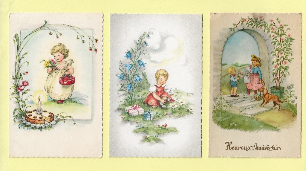 Cadeautjes krijgen  -  verjaardag, Ophalen of Verzenden, Ongelopen