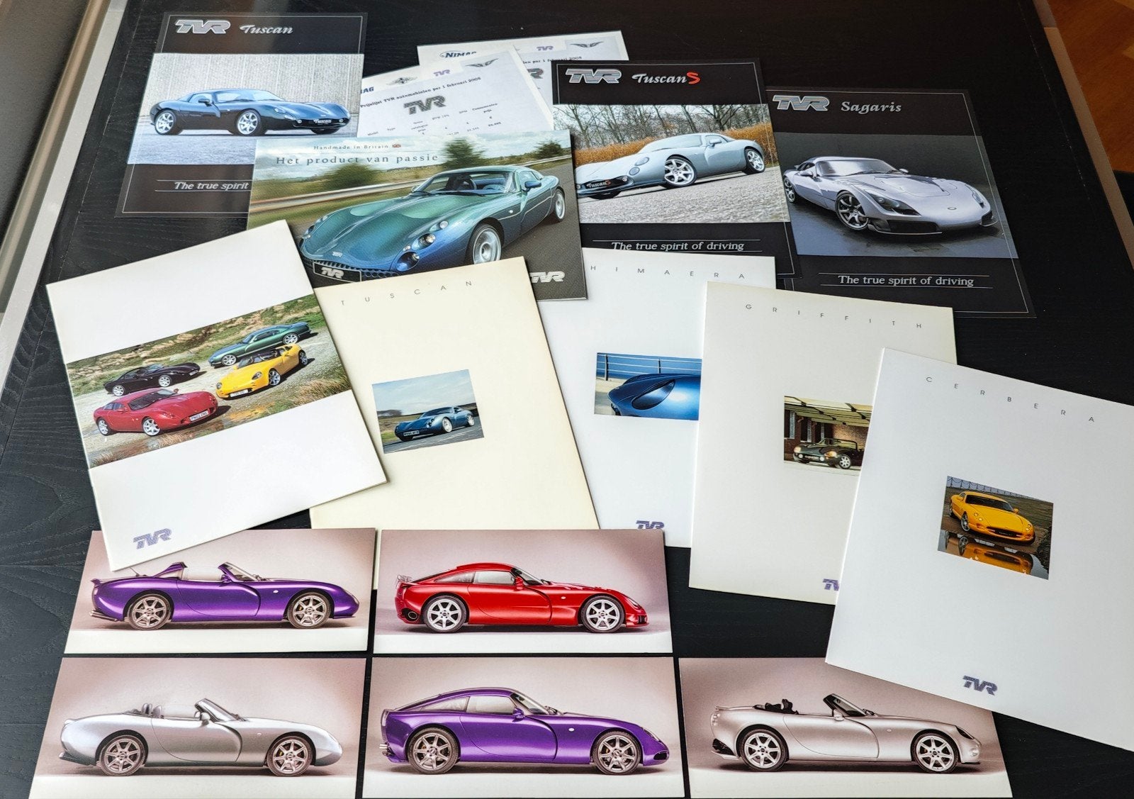 TVR brochures persfoto's (2000-2005) engelstalig, Boeken, Auto's | Folders en Tijdschriften, Zo goed als nieuw, Overige merken