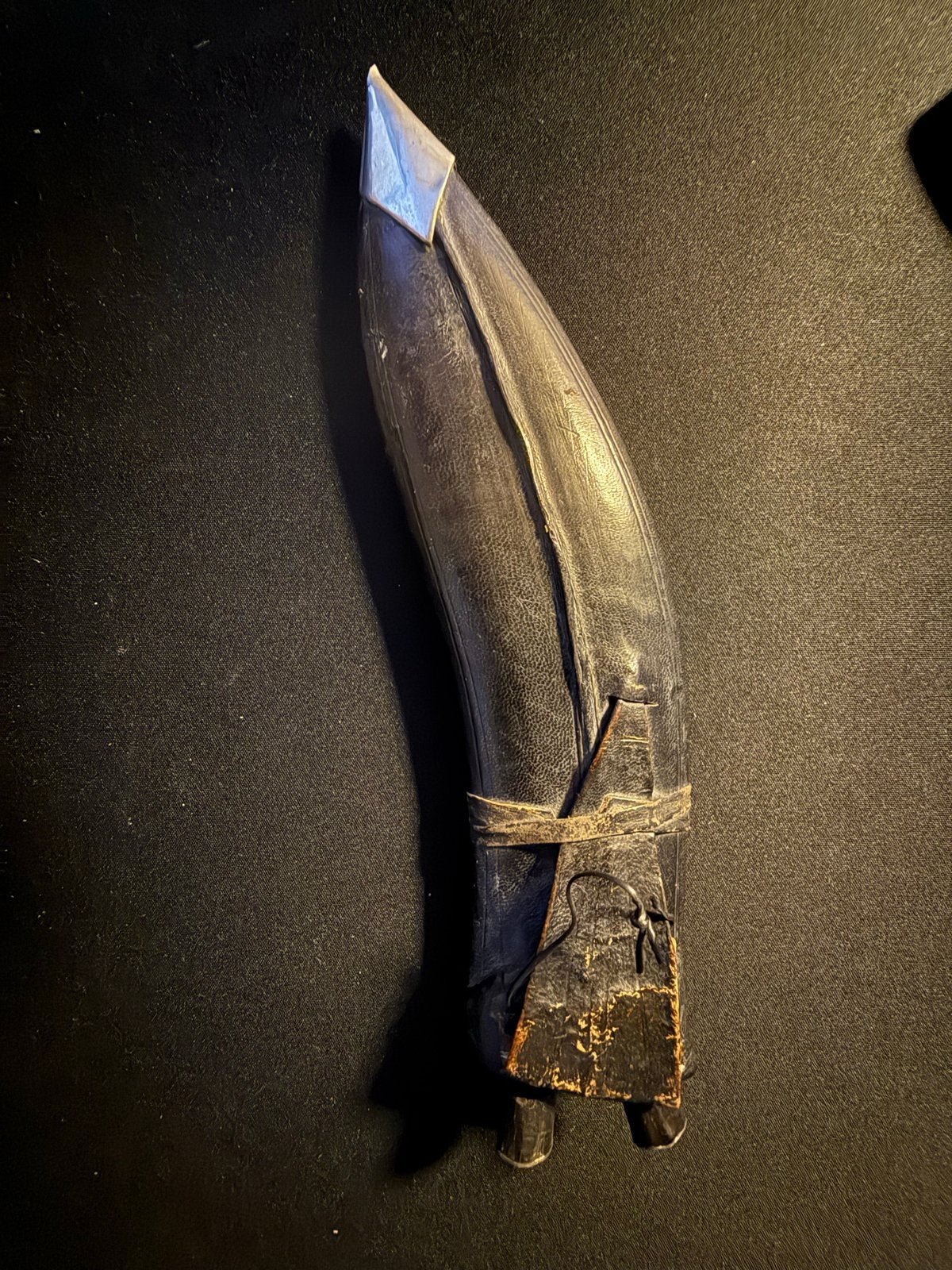 Antieke Kukri met Schede - Handgemaakt en Gedecoreerd, Ophalen of Verzenden