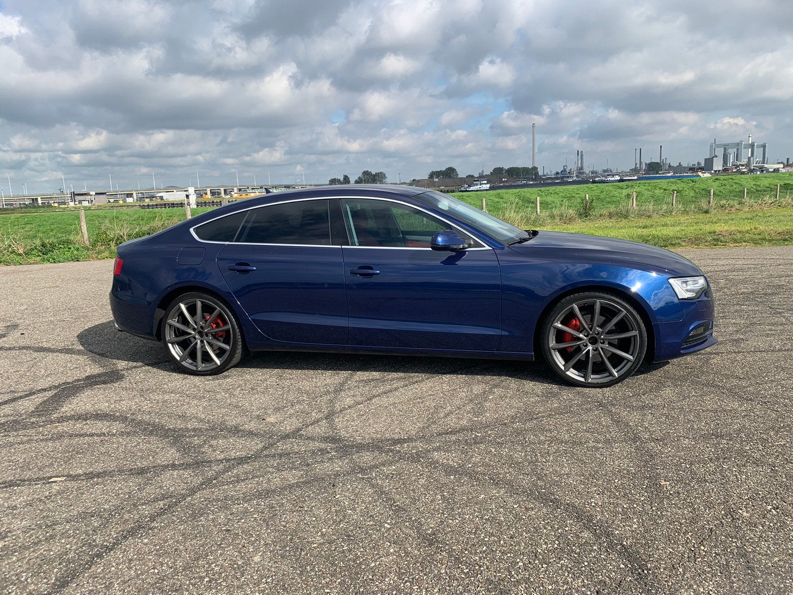 Audi A5 2.0 Tfsi 155KW Sportback QT S-tr 2012 Blauw, Auto's, Automaat, 4 cilinders, 1984 cc, Overige kleuren