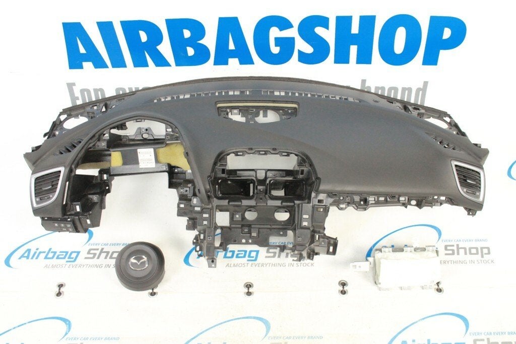 Airbag set - Dashboard zwart Mazda 3 (2014-2018), Gebruikt, Ophalen of Verzenden