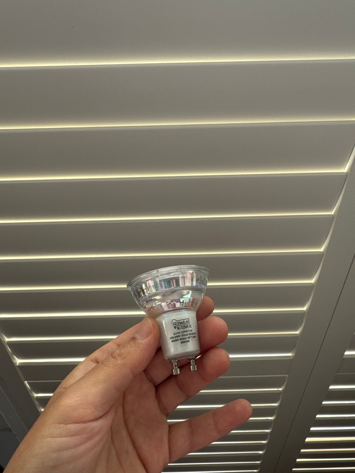 GU10 LED lampen - 7.4W (65W equivalent), 4000K, Led-lamp, Ophalen of Verzenden, Zo goed als nieuw, Overige merken