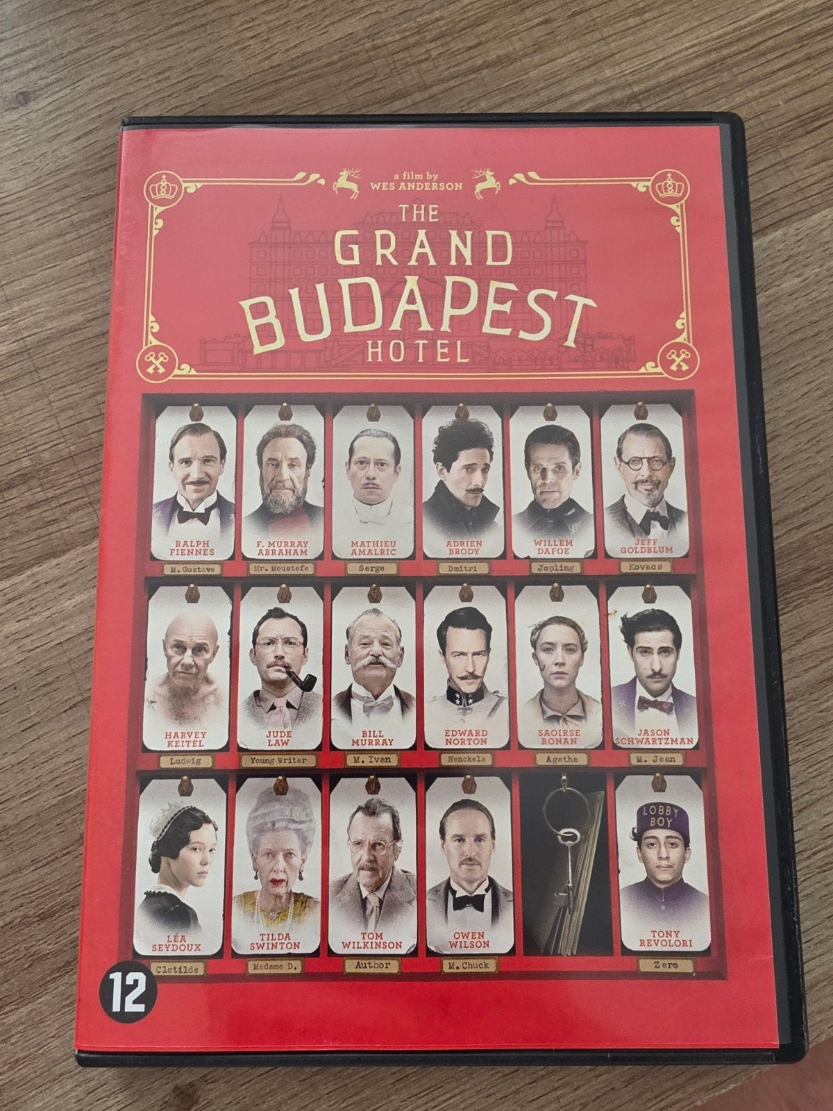 The grand budapest hotel, Alle leeftijden, Ophalen of Verzenden, Zo goed als nieuw, Romantische komedie