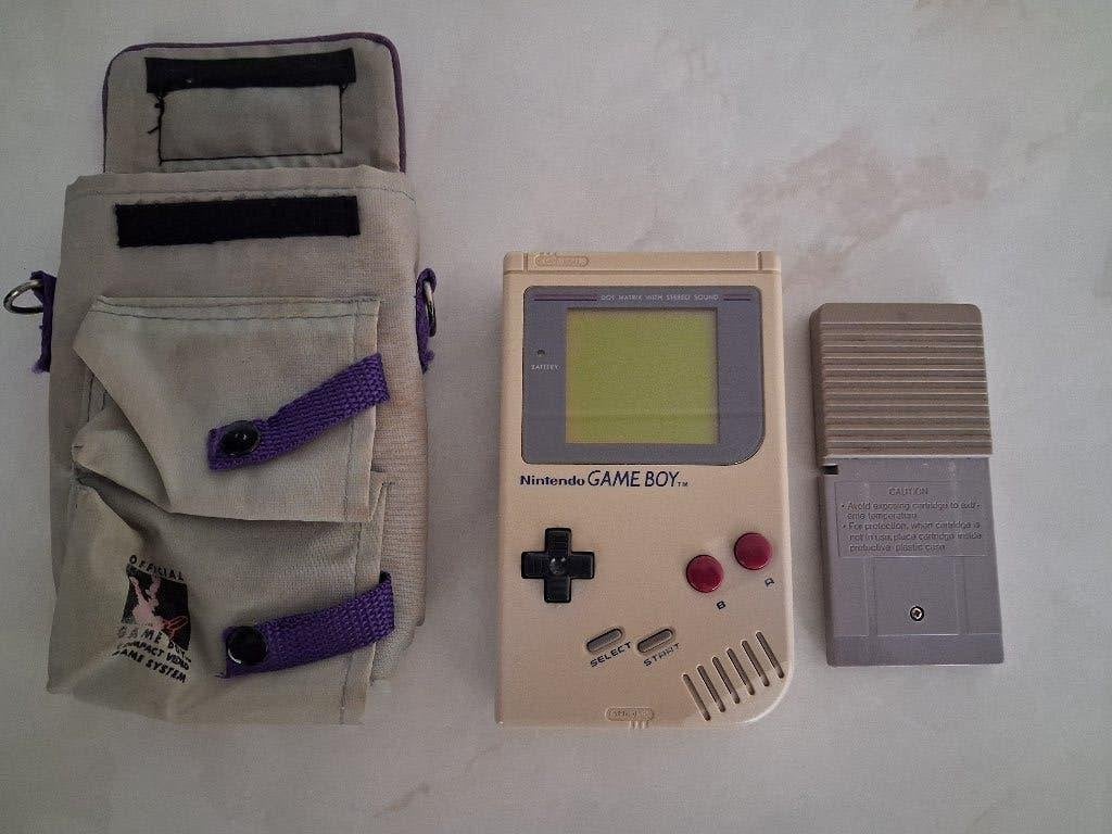 Gameboy, Spelcomputers en Games, Spelcomputers | Nintendo Game Boy, Ophalen, Gebruikt, Game Boy Classic, Met beschermhoes of tas