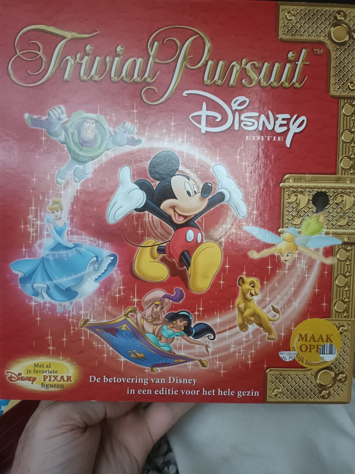 Disney Monopoly en Trivial Pursuit bordspellen, Hobby en Vrije tijd, Drie of vier spelers, Ophalen of Verzenden, Zo goed als nieuw