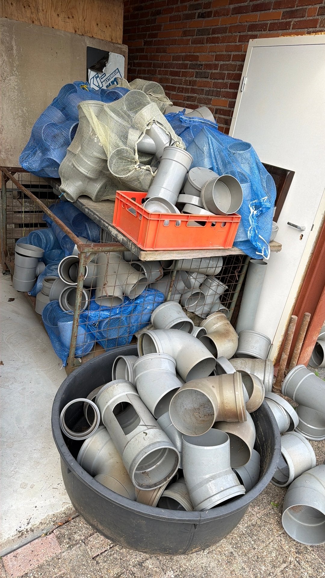 PVC Stukken, Bochten, Pvc, Ophalen of Verzenden, Zo goed als nieuw