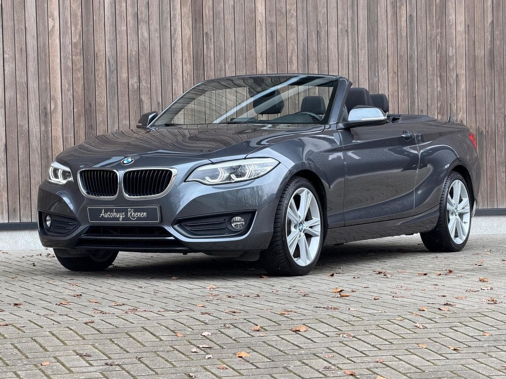 BMW 2-serie Cabrio 220i Executive / H&K / Stuurverwarming /, Automaat, 1998 cc, Gebruikt, Zwart