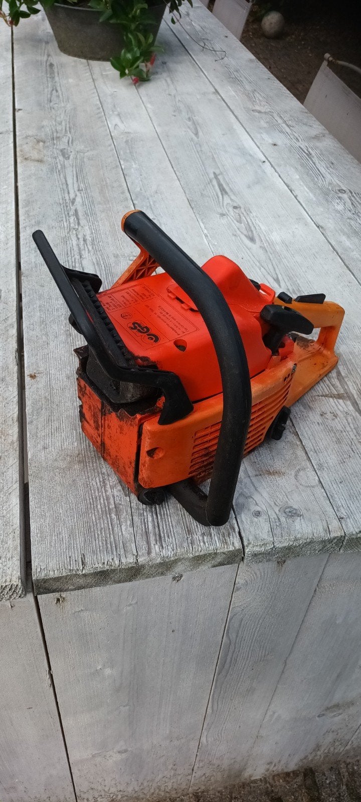 Sachs dolmar kettingzaag 100 loop/sloop of onderdelen donor, Tuin en Terras, Hand-tuingereedschap, Ophalen, Gebruikt