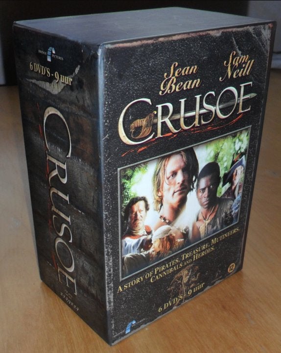 Serie CRUSOE / 6 DVD's - 9 UUR / COMPLEET in BOX, Cd's en Dvd's, Dvd's | Tv en Series, Vanaf 12 jaar, Ophalen of Verzenden, Zo goed als nieuw