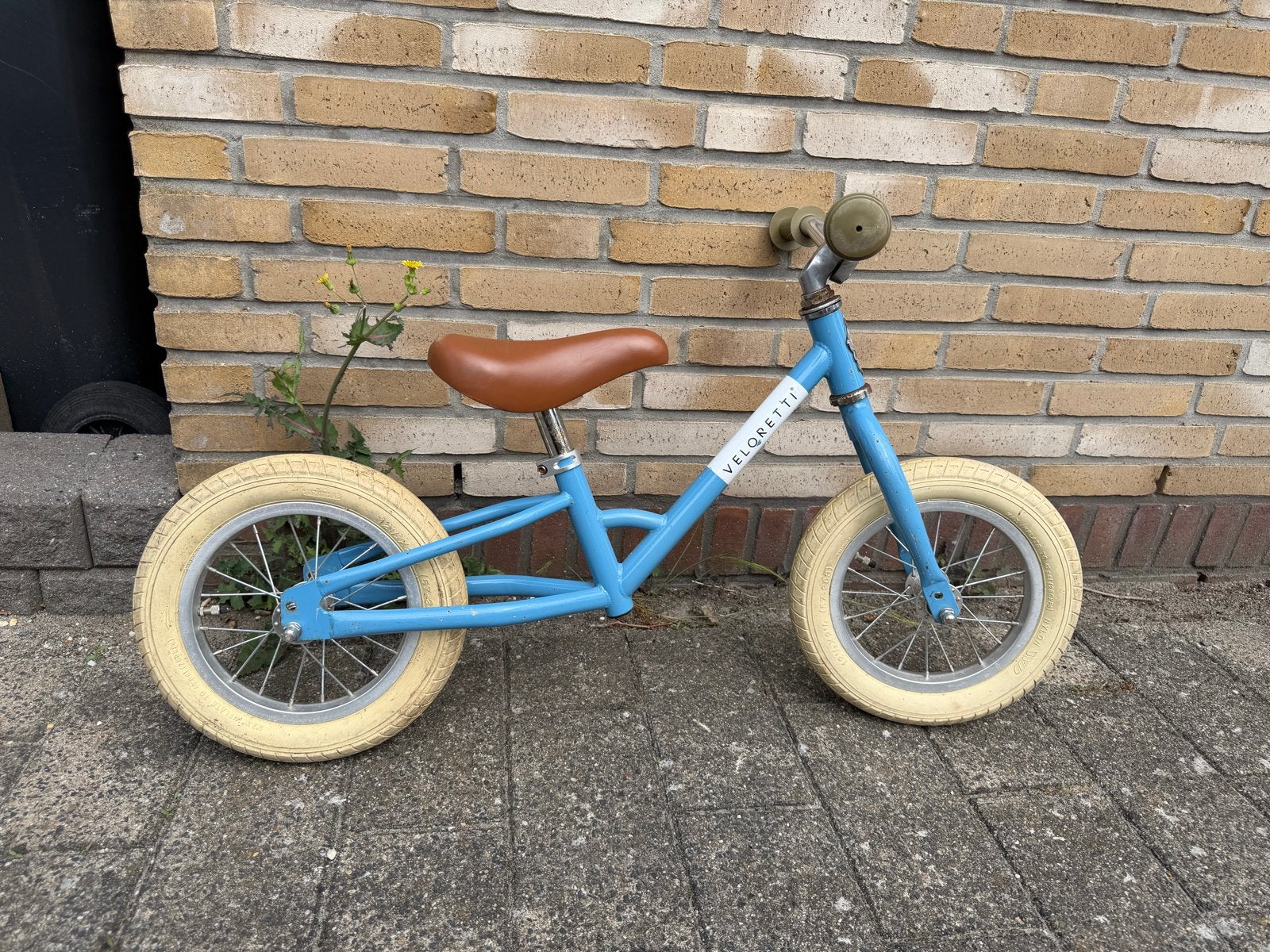 Veloretti loopfiets blauw, Ophalen, Gebruikt, 16 tot 20 inch