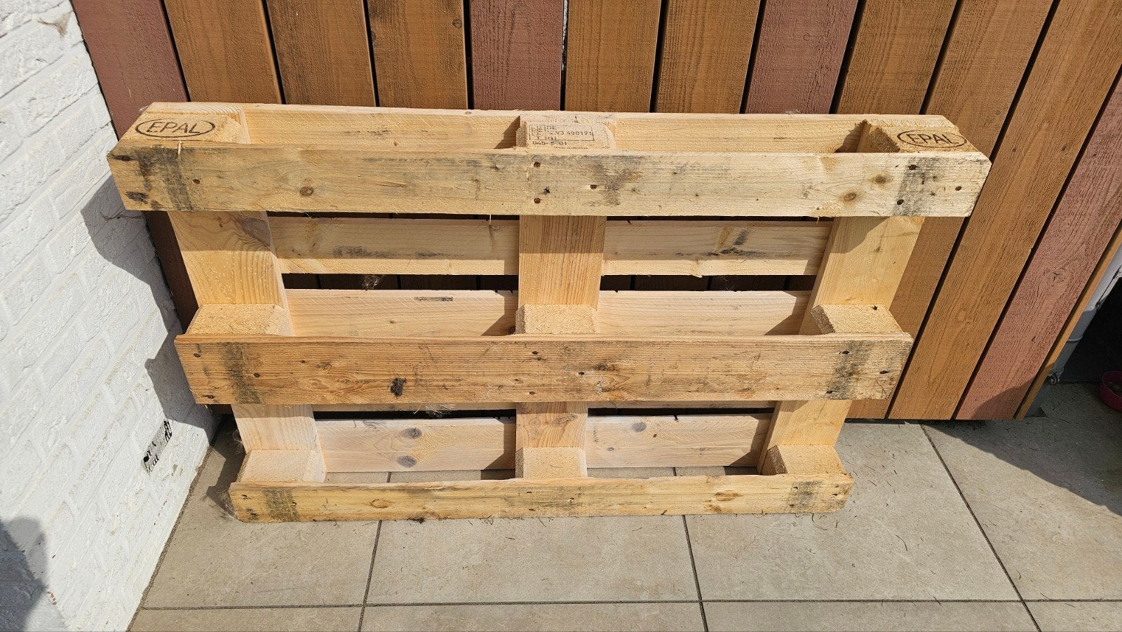 EPAL Pallet 120x80x15 cm, Ophalen