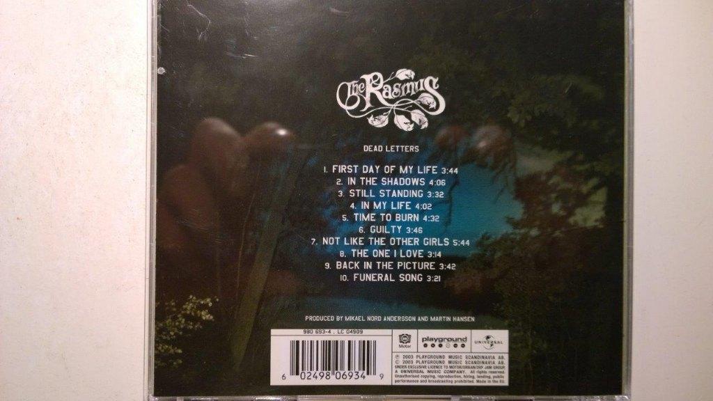 The Rasmus - Dead Letters, Cd's en Dvd's, Ophalen of Verzenden, Zo goed als nieuw, Alternative