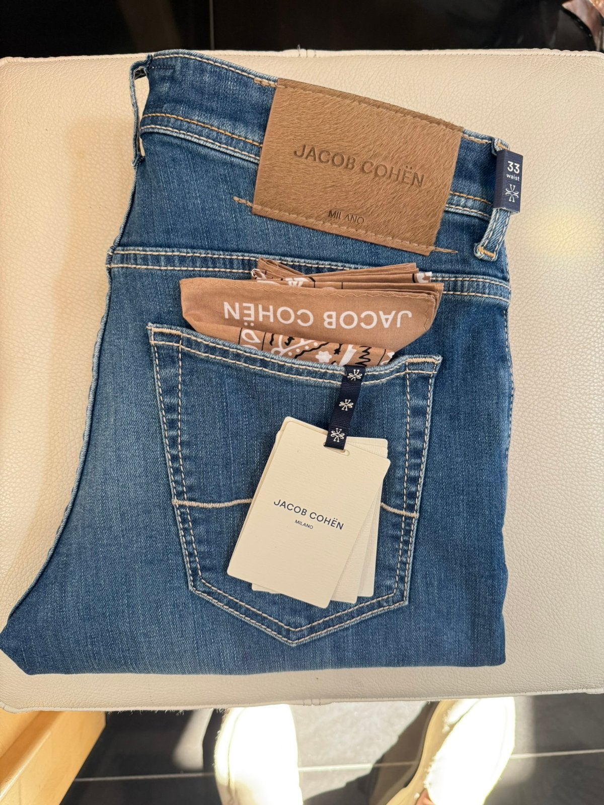 Jacob Cohen 33 Nick NIEUW, Verzenden, Nieuw, Blauw, W33 - W34 (confectie 48/50)