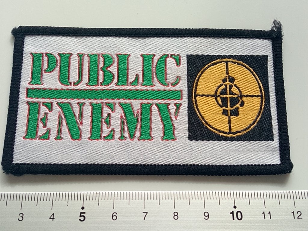 PUBLIC ENEMY VRIJ ZELDZAME VINTAGE PATCH P8, Verzenden, Nieuw, Kleding