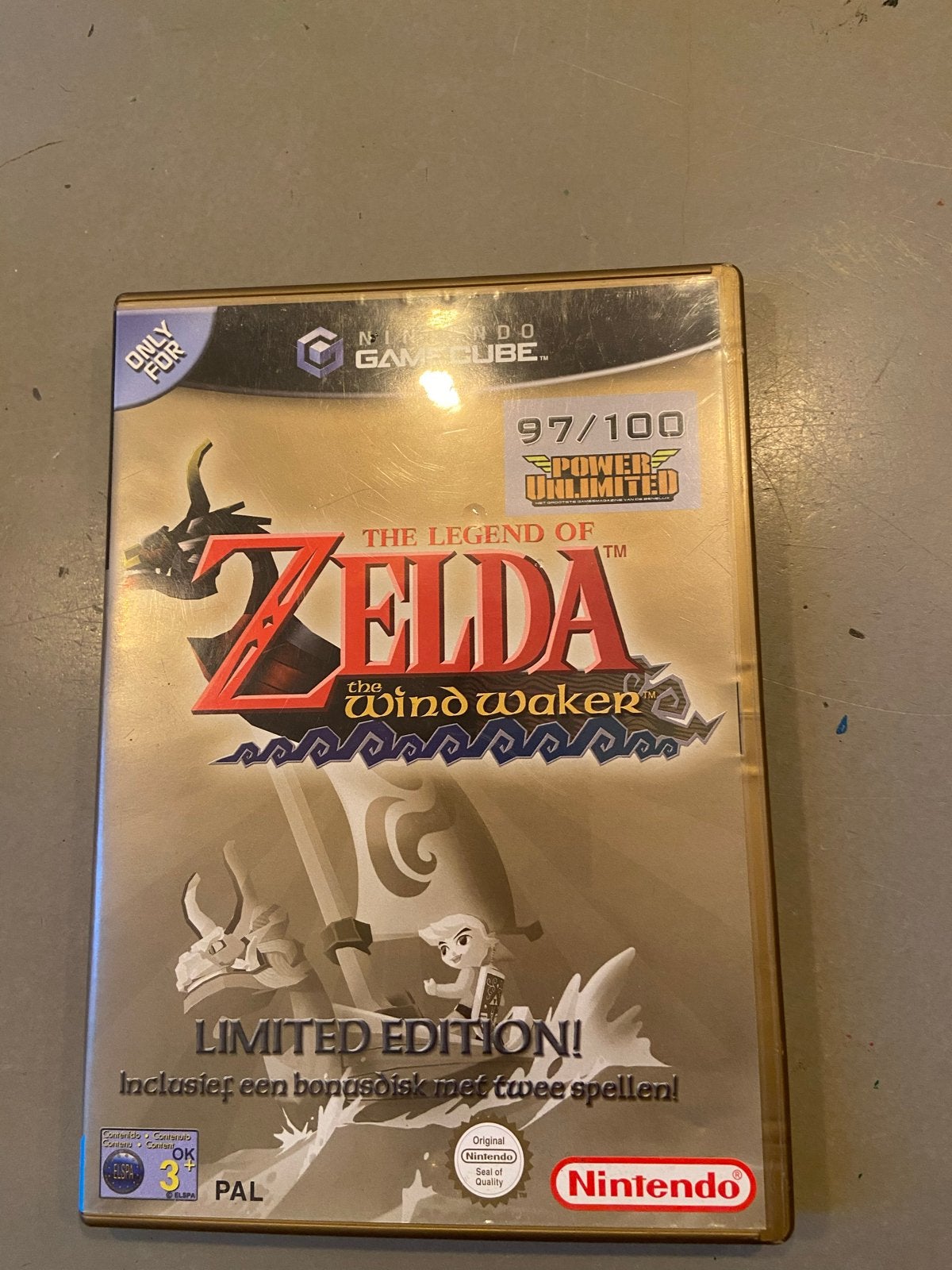 The Legend of Zelda: The Wind Waker Limited Edition, Spelcomputers en Games, Games | Nintendo GameCube, Avontuur en Actie, Gebruikt