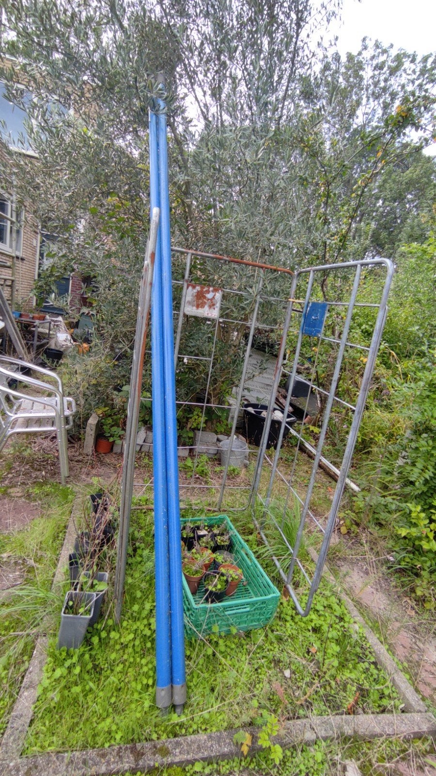 Steigerbuizen/veiligheidsleuning koppelbaar 48mm 3,10m, Doe-het-zelf en Verbouw, Ophalen, Gebruikt, Overige typen, 2 tot 5 meter