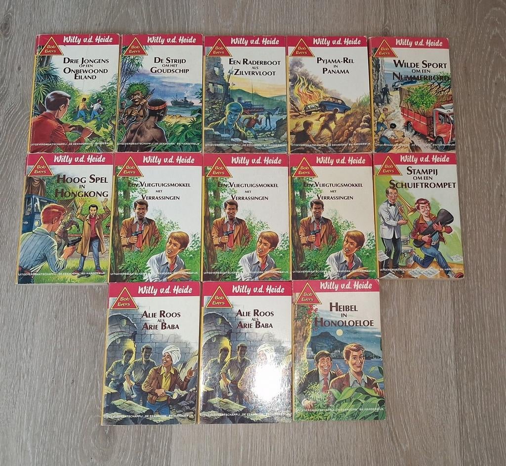 Bob Evers 121 stuks, Ophalen of Verzenden, Gelezen, Willy van der heide