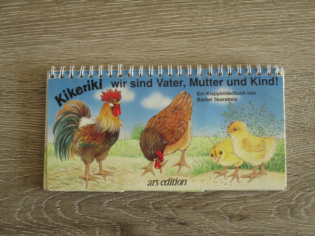 Kikeriki wir sind vater, mutter und kind klappbilderbuch v, Ophalen of Verzenden, Gelezen, Fictie algemeen