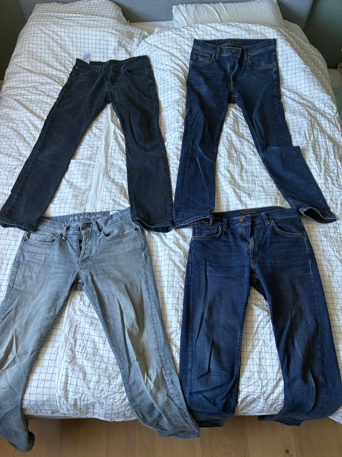 4x spijkerbroek, Kleding | Heren, Ophalen, Gedragen, Overige kleuren, W32 (confectie 46) of kleiner