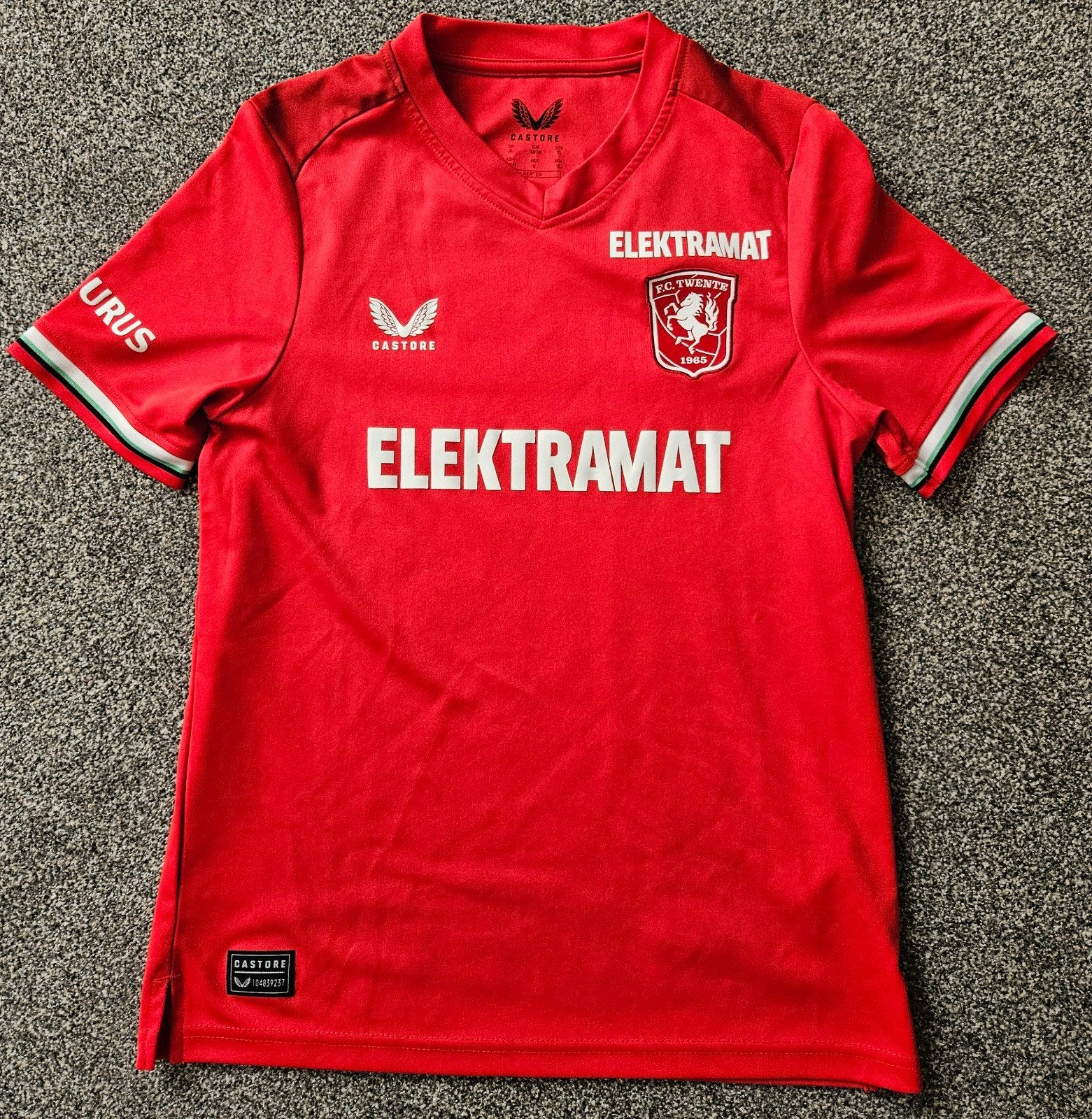 FC Twente Thuisshirts Maat 158, Kleding | Heren, Ophalen of Verzenden, Zo goed als nieuw, Rood, Overige typen