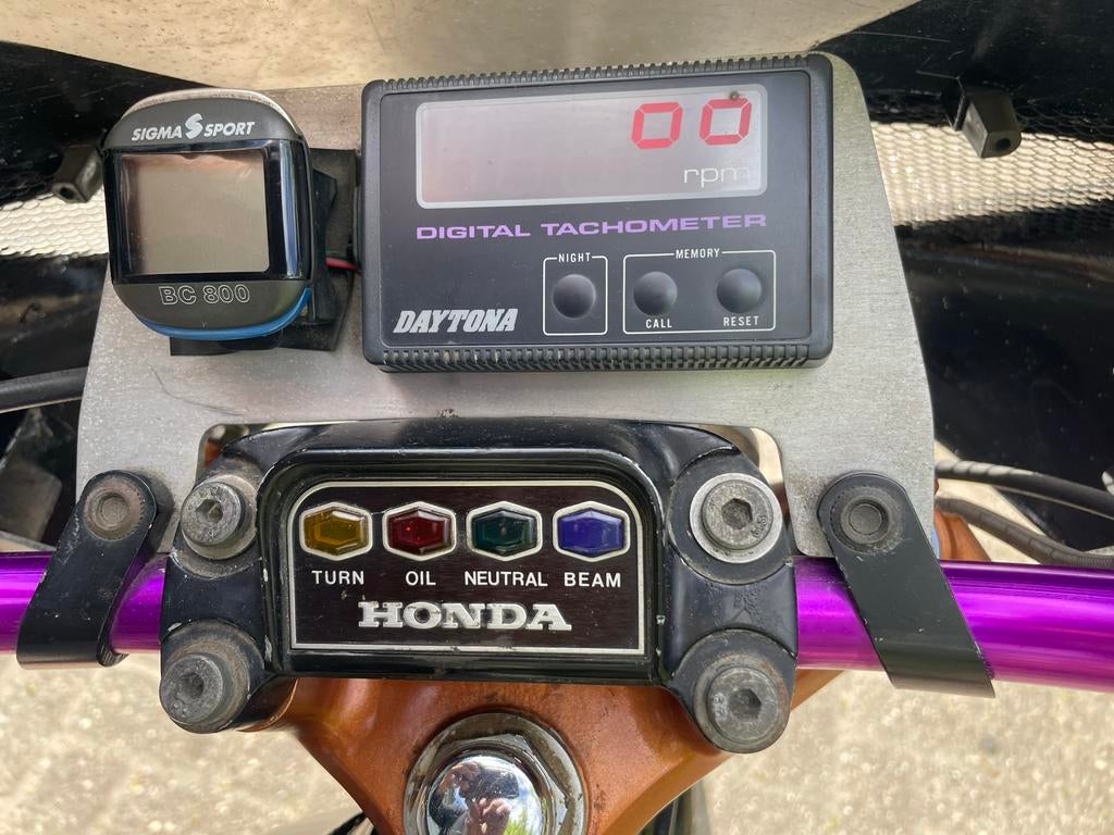 Unieke Honda CB350 F uit 1973 - Custom opbouw, Motoren, Motoren | Oldtimers, Gebruikt, Overig, Handgeschakeld, 350 cc