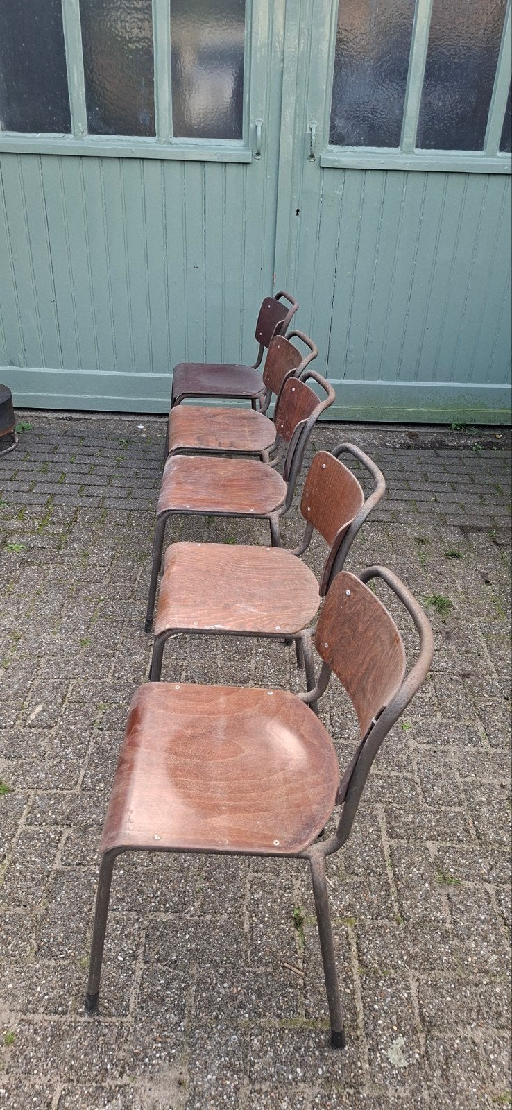 5x Gispen Delft 106 stoelen (opknappers) + 11 extra, Ophalen of Verzenden