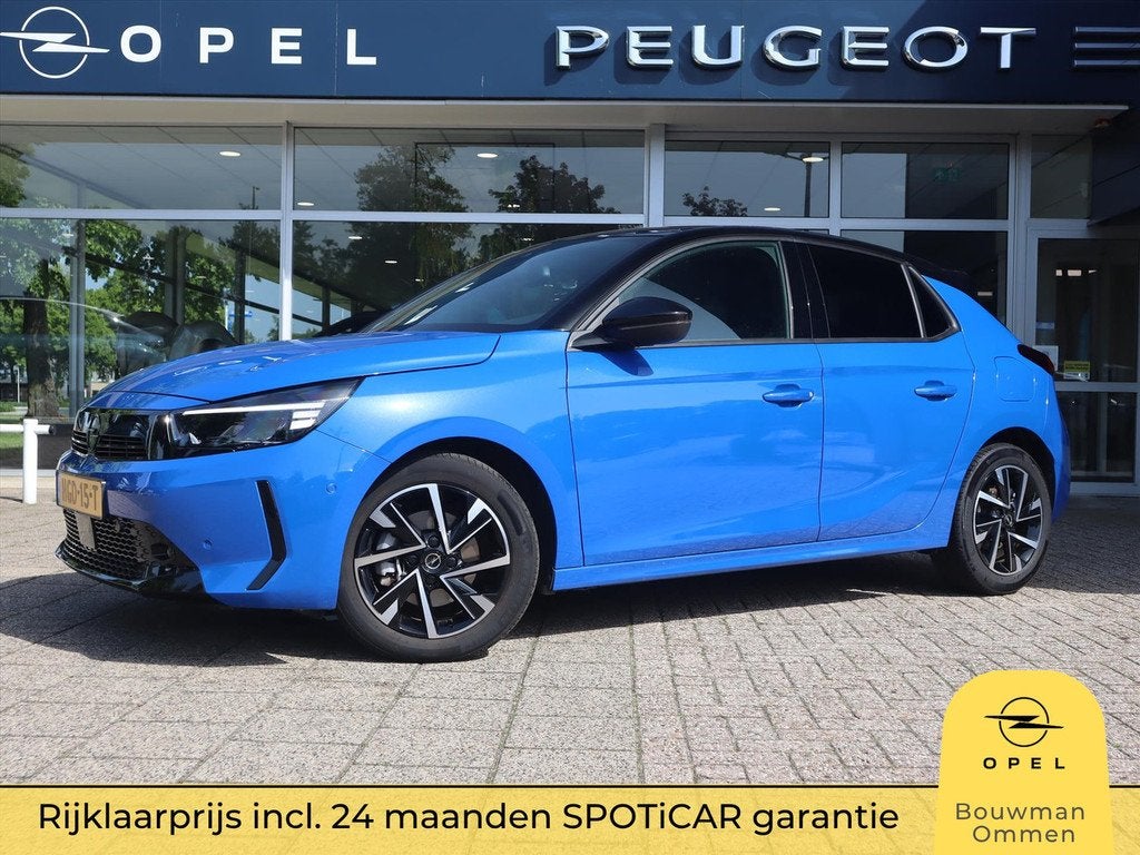 Opel Corsa GS Hybrid Turbo 110pk eDCT automaat, Rijklaarprij, Auto's, Opel, Automaat, Gebruikt, 1199 cc, Bedrijf