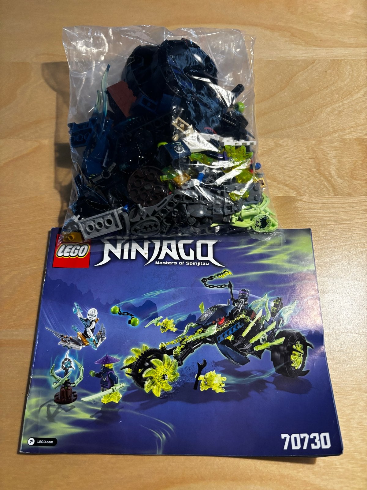 Lego Ninjago 70730 - Kettingaanval van de Kettingmeester, Gebruikt, Lego, Ophalen of Verzenden, Compleet