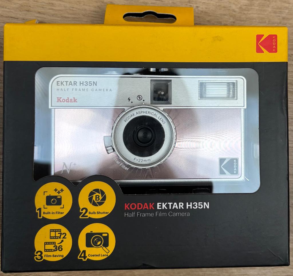 Kodak Ektar H35N half frame film camera  - roze / rose, Ophalen of Verzenden, Nieuw, Compact, Kodak