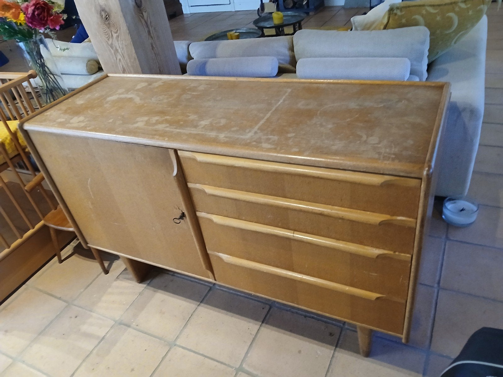 Pastoe dressoir wandkast vintage, Huis en Inrichting, Ophalen, Gebruikt
