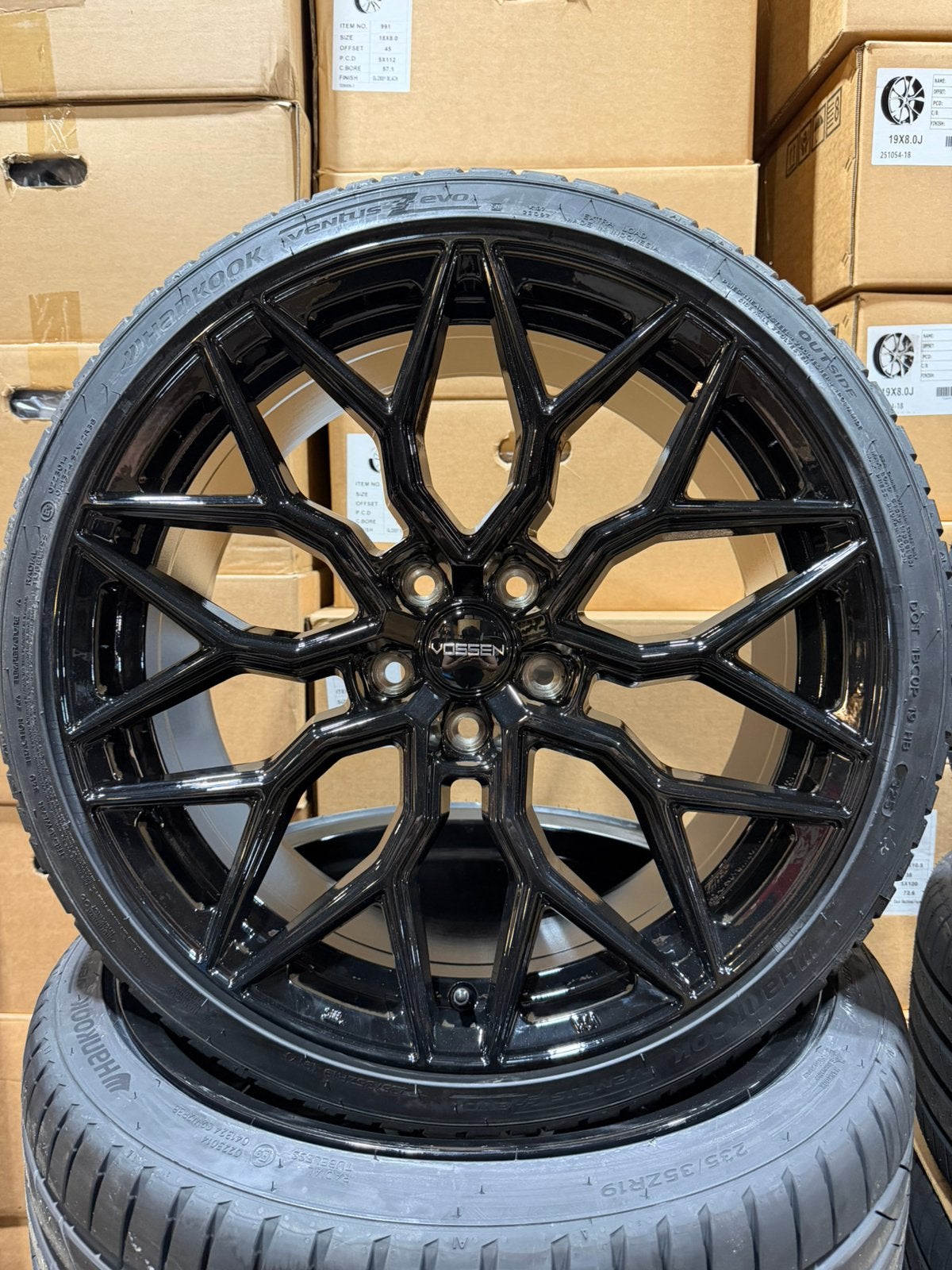 19 inch velgen Vossen look met banden Volkswagen Golf Audi A, 19 inch, Banden en Velgen, Nieuw, Ophalen of Verzenden