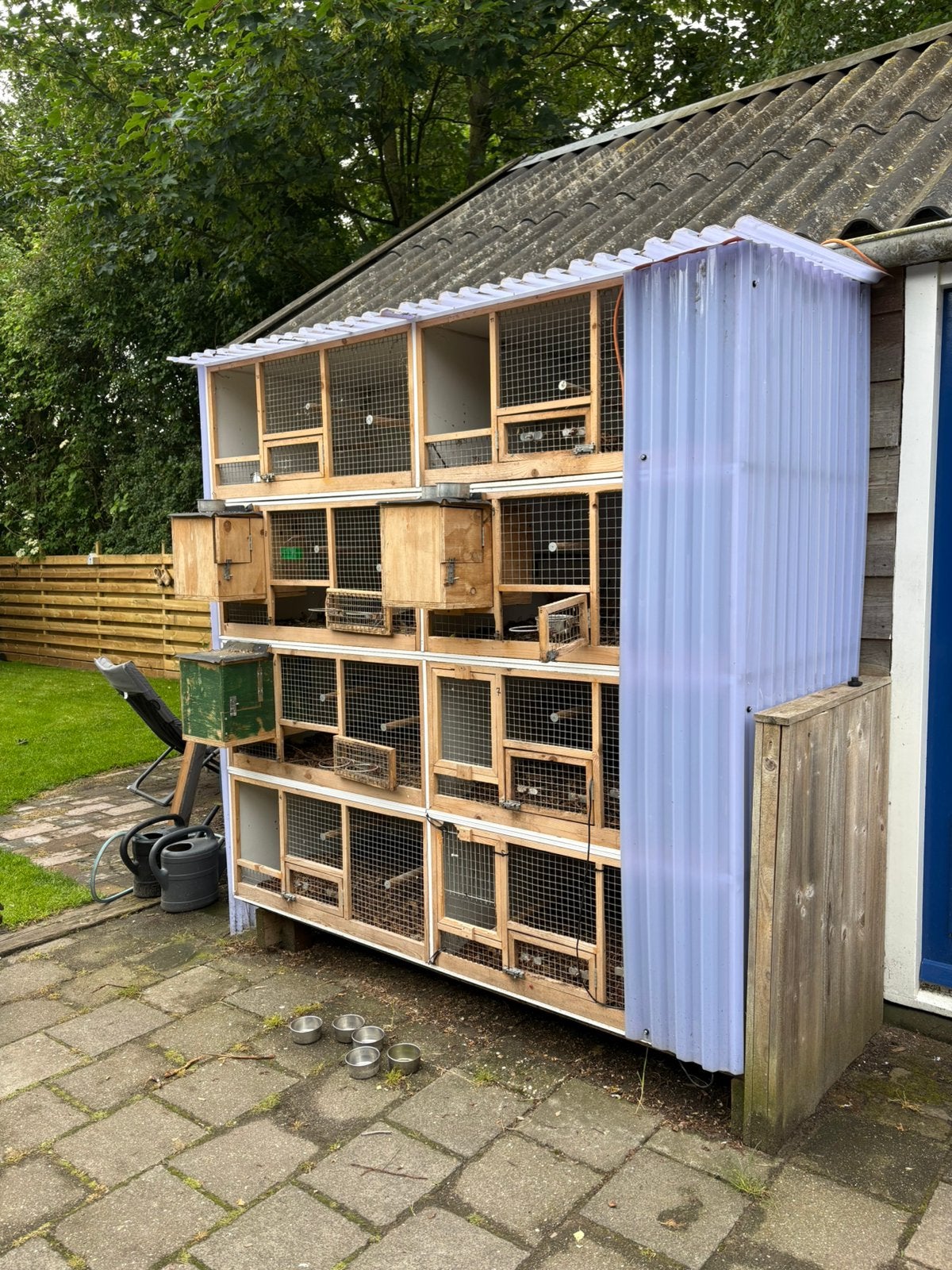 Broedkooi - vogelkooi - vogelhok - konijnenhok, Ophalen, Hout, Broedkooi of Kweekkooi