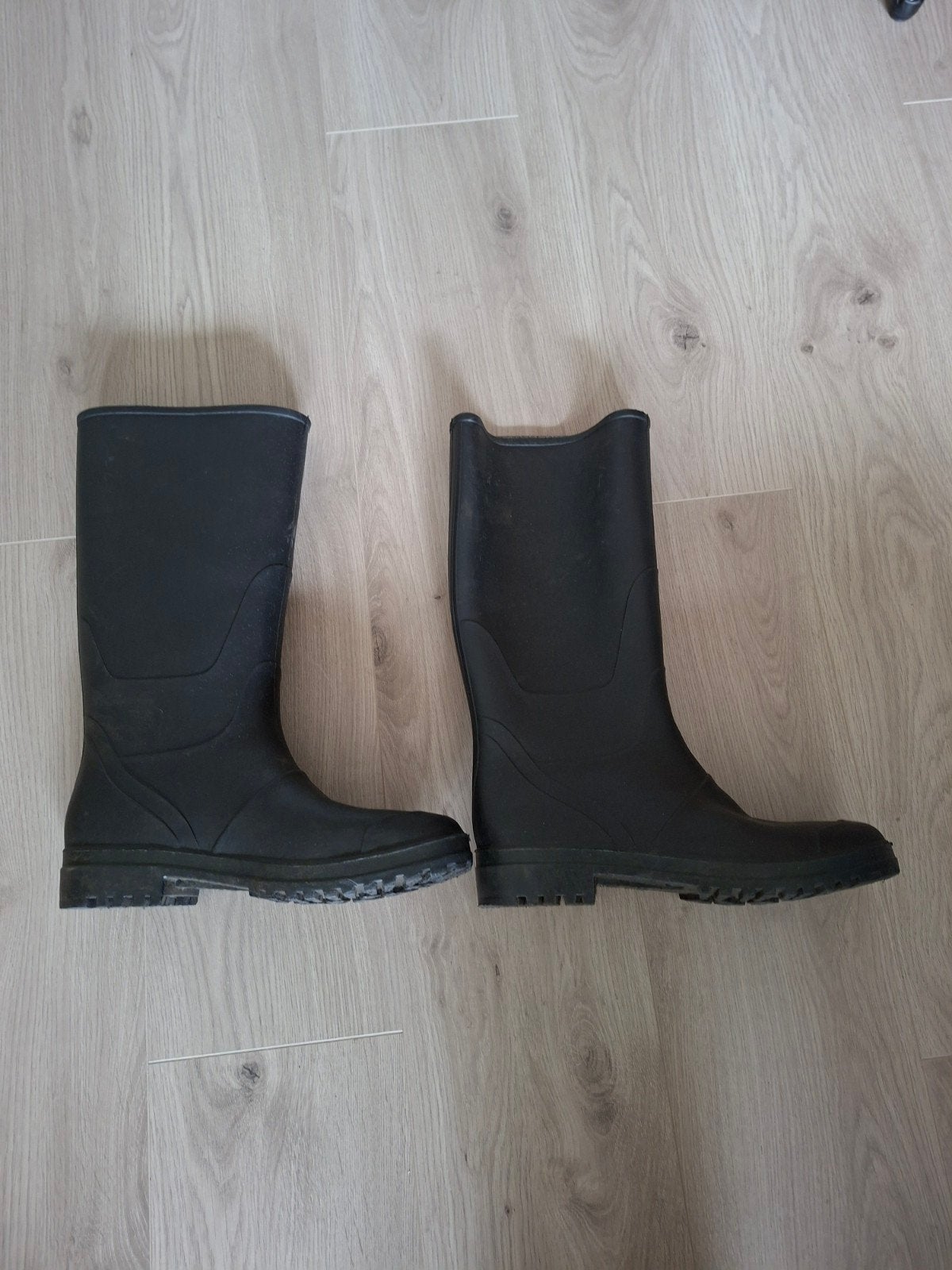Zwarte rubberen laarzen - Maat 46, Zwart, Ophalen of Verzenden, Regenlaarzen, ORO