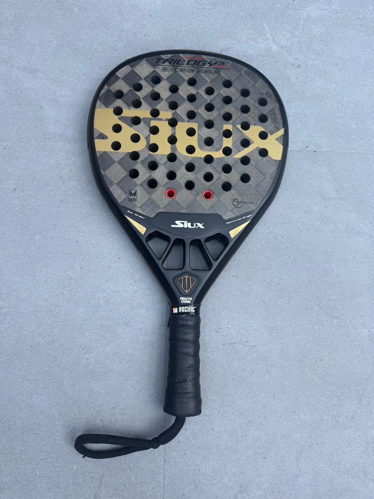 Siux Trilogy Control Padelracket - Zo goed als nieuw, Sport en Fitness, Padel, Ophalen, Zo goed als nieuw, Padelracket