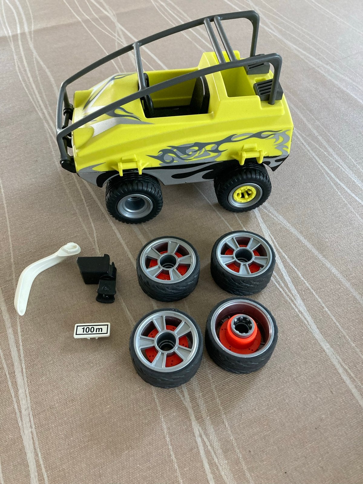 Playmobil stoere wagen en wielen / banden., Ophalen of Verzenden, Zo goed als nieuw