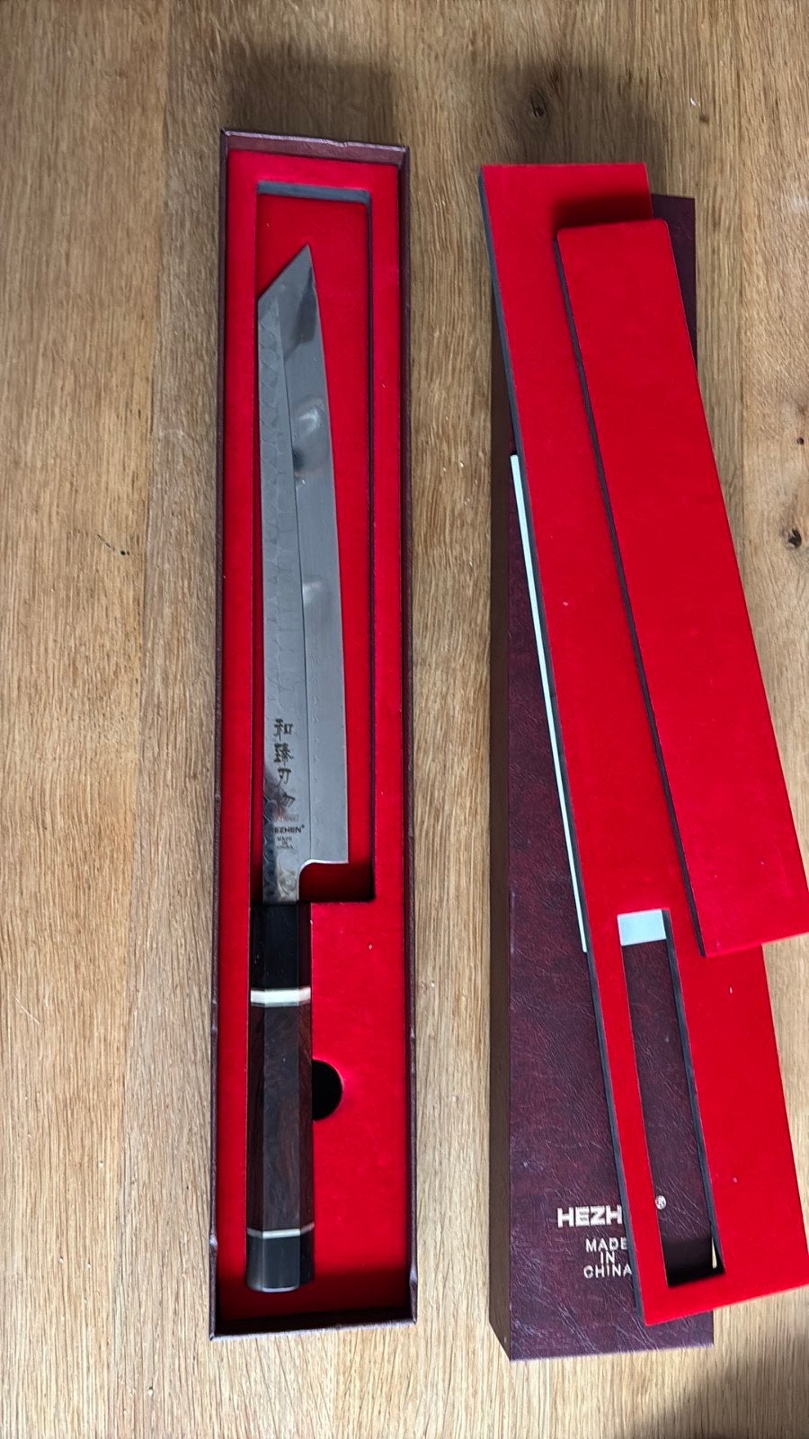 Japans Damast Kiritsuke Keukenmes - Nieuw in doos, Overige materialen, Los bestek, Keukenmes, Nieuw