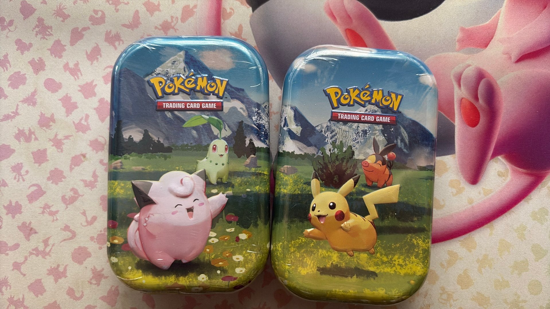 2x Pokemon ascended heroes mini tin, Ophalen of Verzenden, Zo goed als nieuw, Booster
