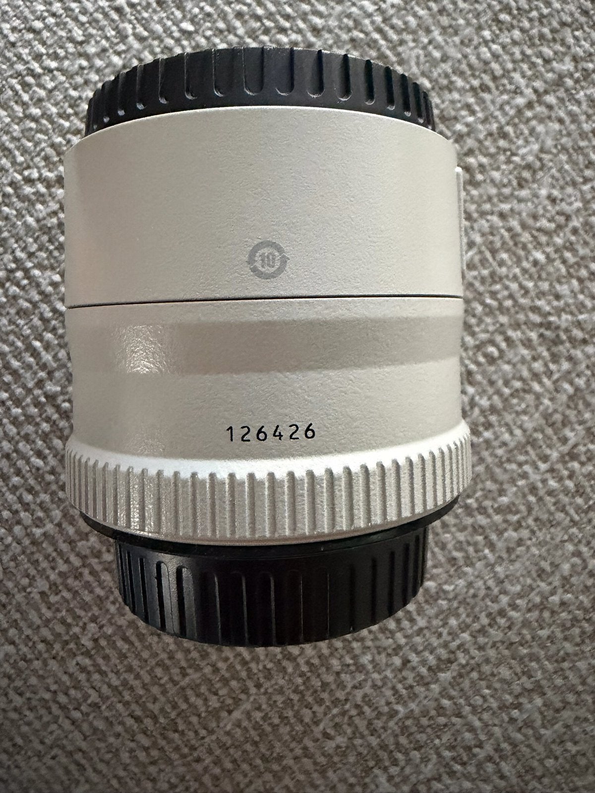 Canon teleconverter 2x EF mount., Gebruikt, Canon, Ophalen of Verzenden, Lensdoppen