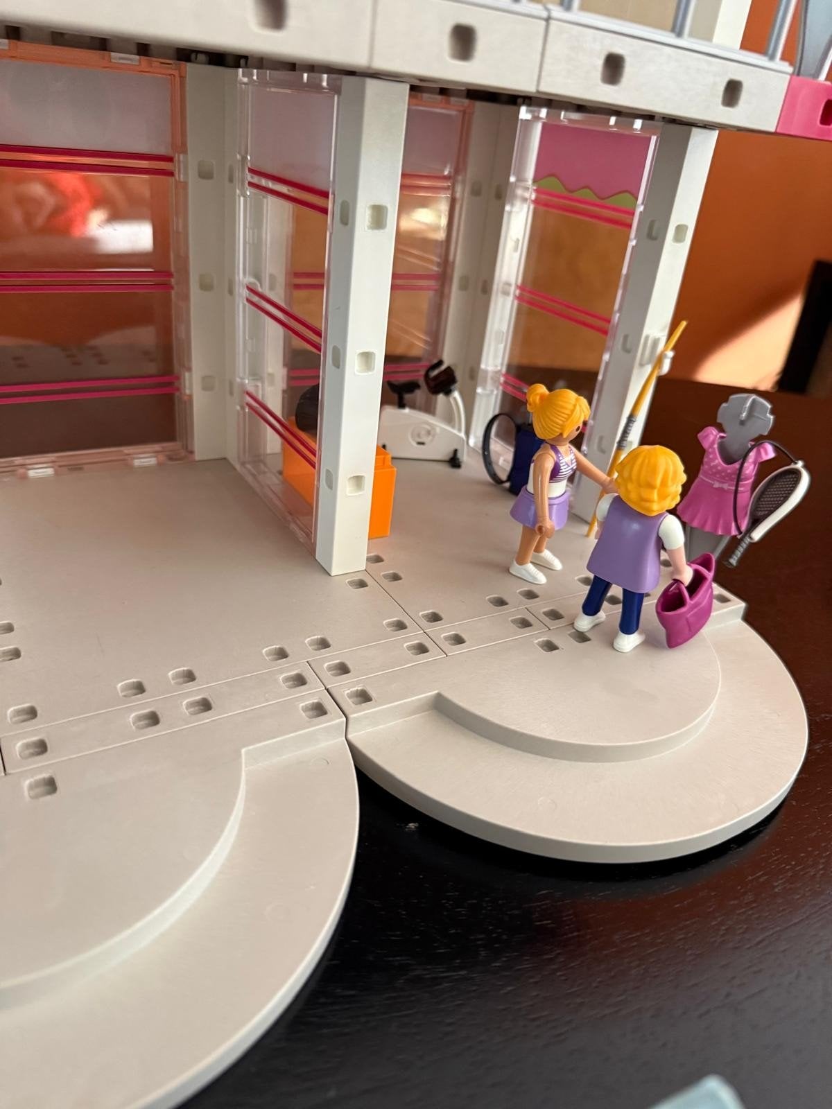 Playmobil - Groot ingericht winkelcentrum met uitbreiding, Ophalen of Verzenden, Zo goed als nieuw