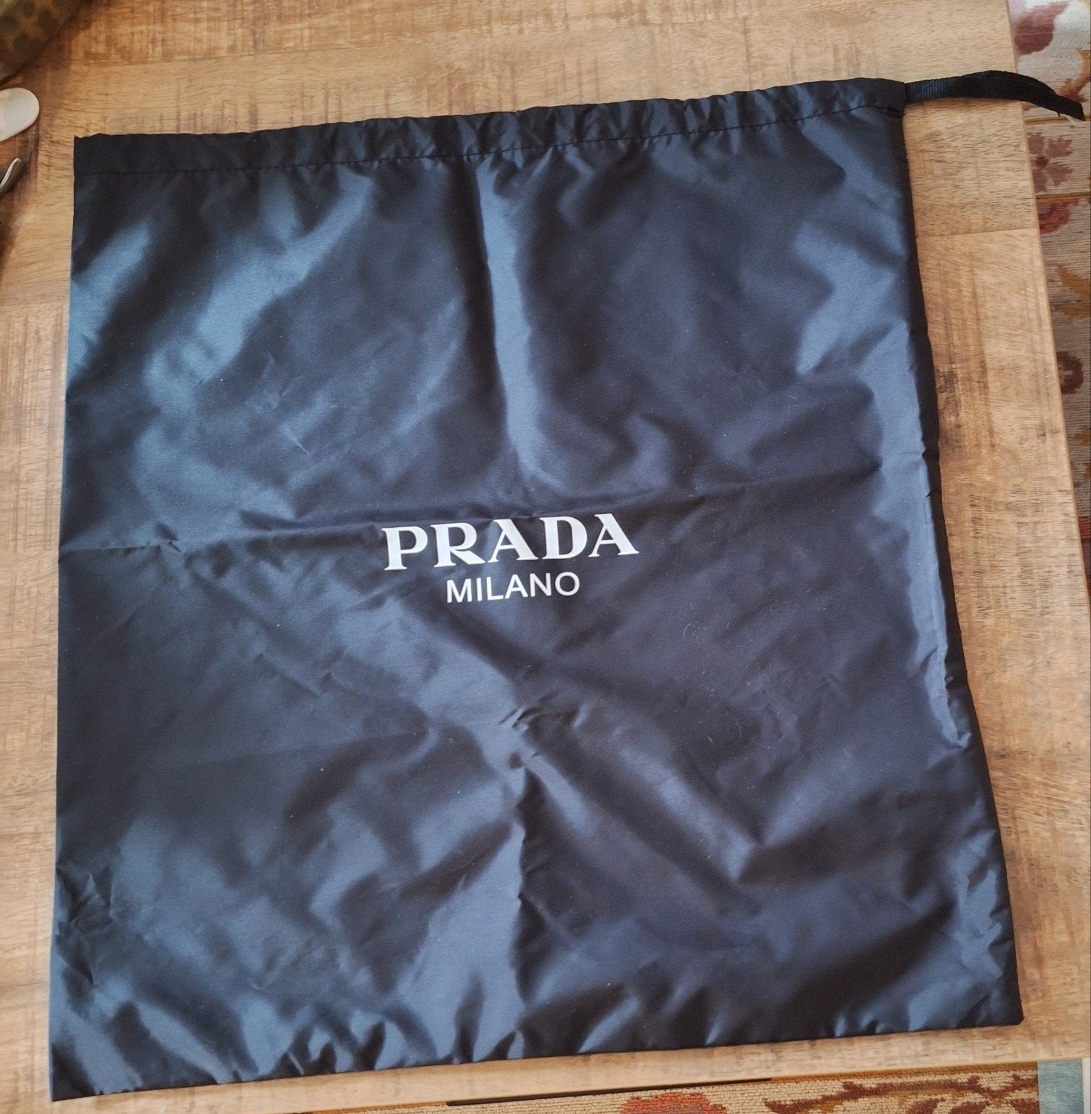 Prada Milano stofzak / dustbag, Ophalen of Verzenden, Nieuw, Zwart, Overige typen