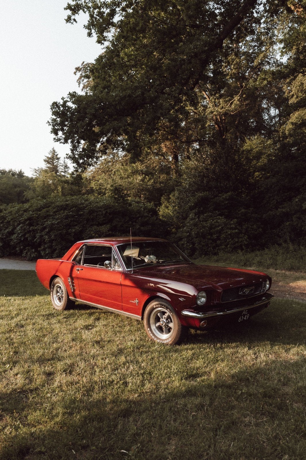 Ford Mustang V8 Automaat 1966, Automaat, Achterwielaandrijving, 5000 cc, Leder