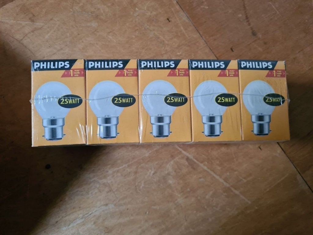 Philips gloeilamp bol b22 fitting, Philips, Gloeilamp, Nieuw, 10 tot 30 watt