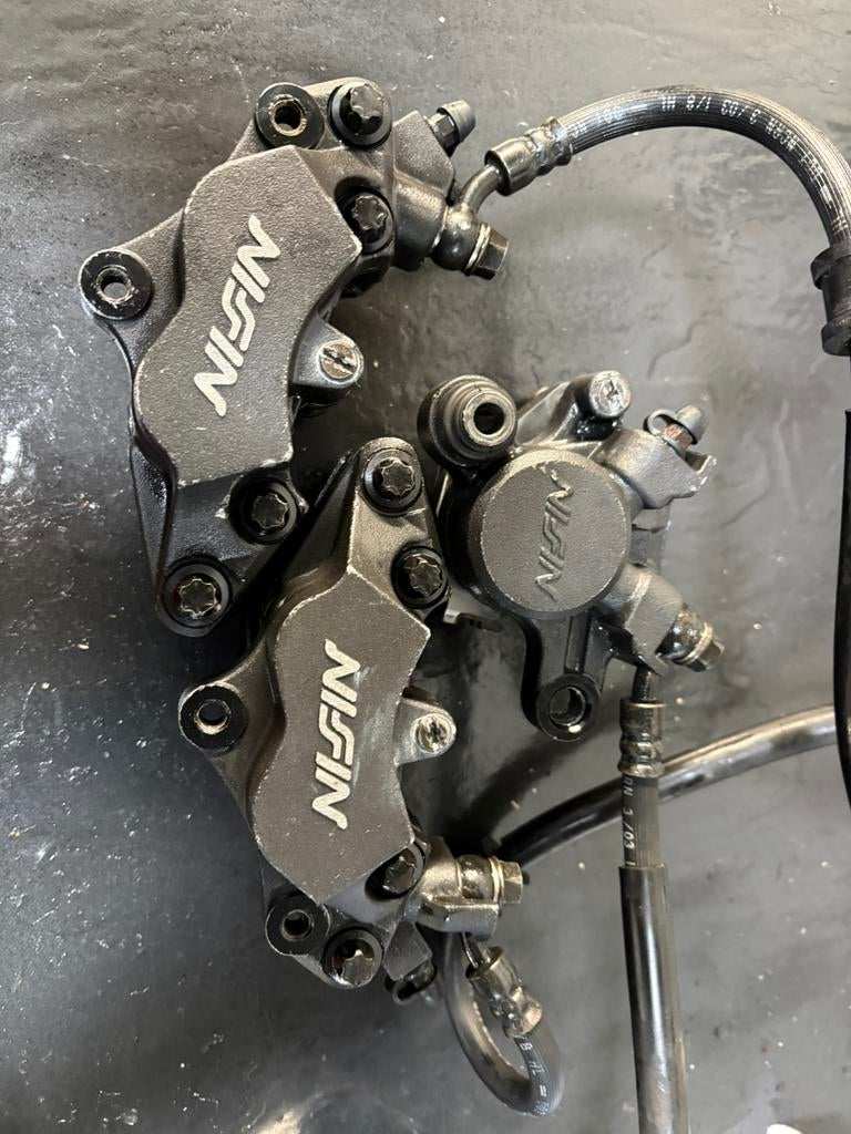 Honda hornet 900 remklauwen set cb900f, Ophalen of Verzenden, Gebruikt