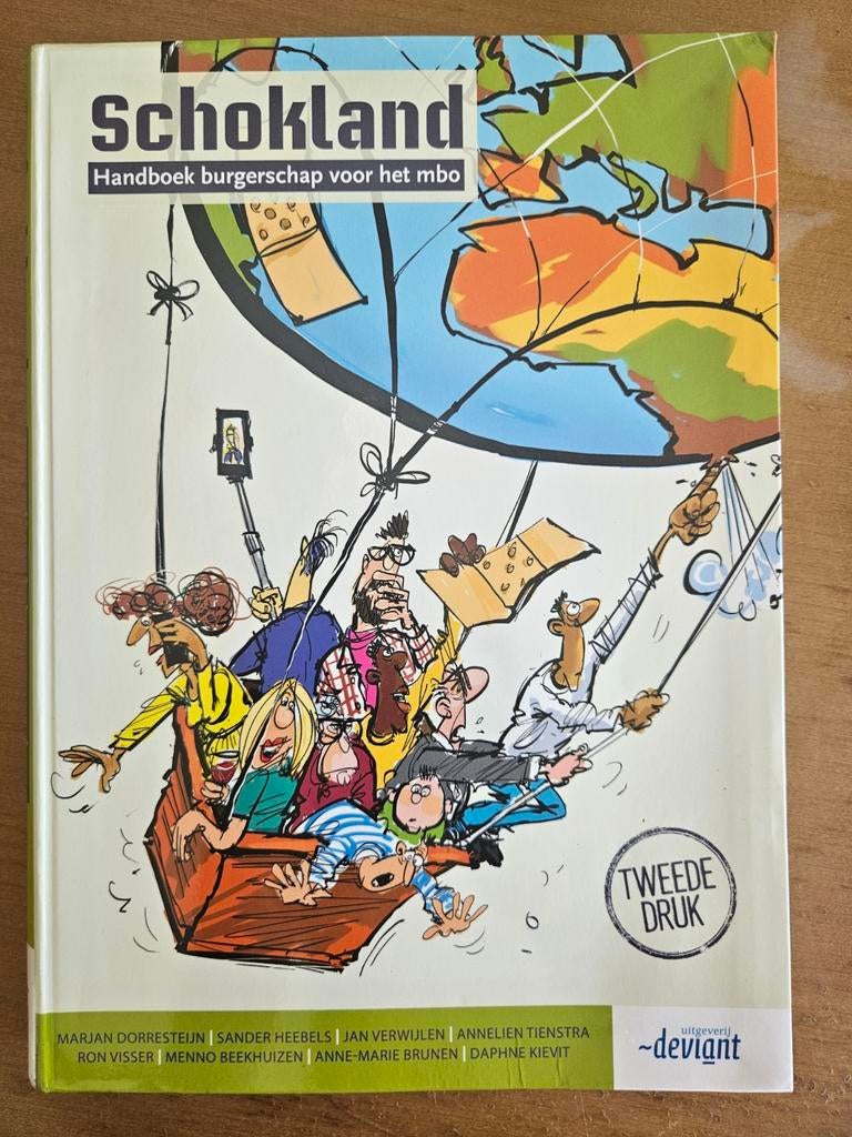 Schokland: Handboek burgerschap voor het mbo - Tweede Druk, Ophalen, Marjan Dorresteijn, Sander Heebels, Jan Verwulpen, Zo goed als nieuw