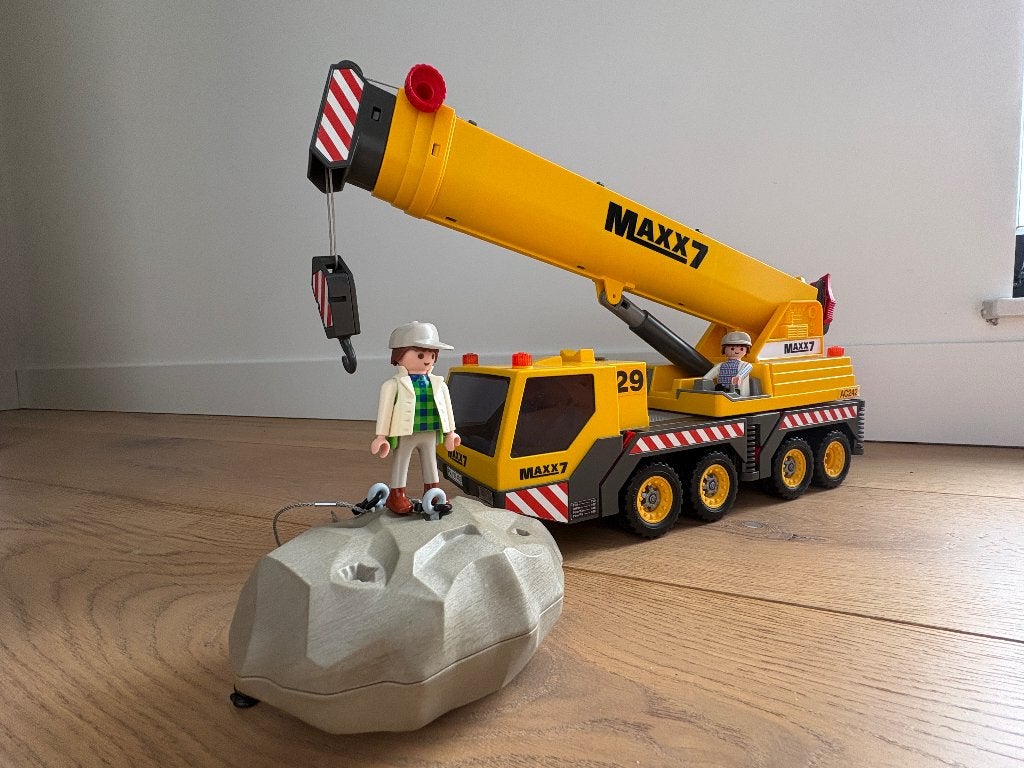 Playmobil Hijskraan 4036, Kinderen en Baby's, Complete set, Voertuig, Ophalen of Verzenden, Zo goed als nieuw